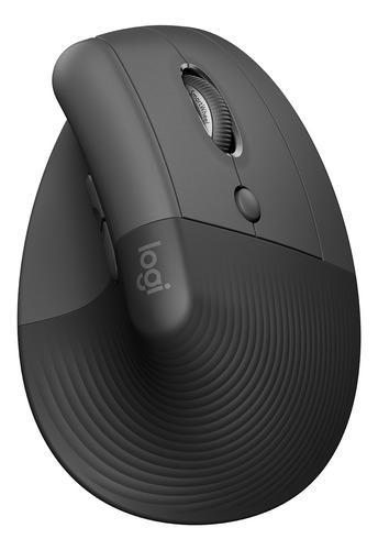 Mouse Sem Fio Logitech Lift Vertical - Grafite